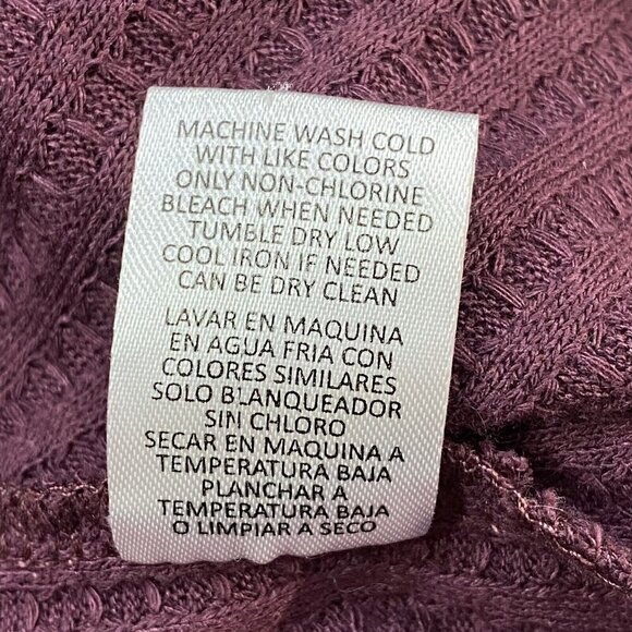 CHASER Long Sleeve Crew Neck Thermal Top Purple XL 8-16 - Picture 10 of 10